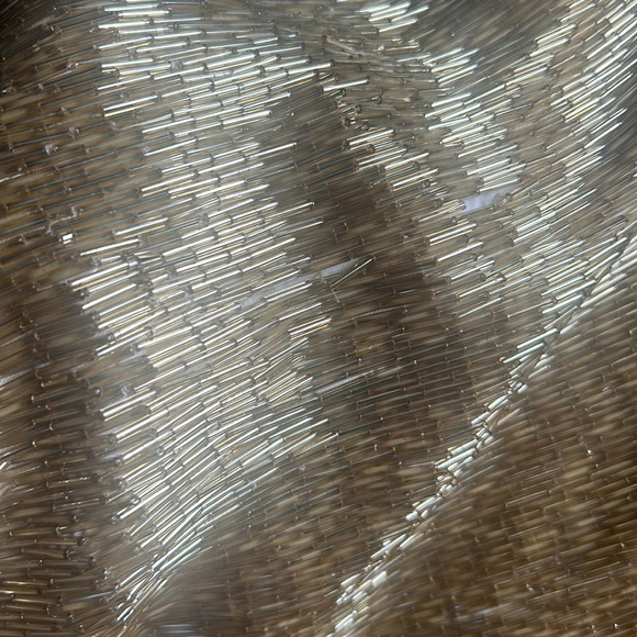 Staud Evie Beaded Gold Sequin Mini Dress Size S - Picture 5 of 17